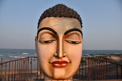 Estátua da Buda em Vishakhpatnam Imagens de Stock Estátua da Buda em Vishakhpatnam Imagens de Stock