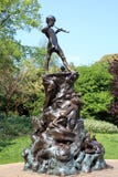 Estátua de Peter Pan imagens de stock royalty free Estátua de Peter Pan imagens de stock royalty free