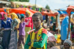 Ethiopian boy at a local market stock photography Ethiopian boy at a local market stock photography