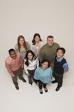 Ethnically Diverse Group Hands Down Stock Photos
