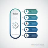 Etiqueta del círculo de Infographic 3d del vector, diseño de la plantilla ilustración del vector Etiqueta del círculo de Infographic 3d del vector, diseño de la plantilla ilustración del vector