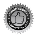 Etiqueta do produto de qualidade ilustração stock Etiqueta do produto de qualidade ilustração stock