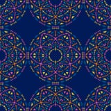 Etniczny bezszwowy wzór z plemiennymi ornamentami Boho geometrical wzór Jaskrawi kolory royalty ilustracja Etniczny bezszwowy wzór z plemiennymi ornamentami Boho geometrical wzór Jaskrawi kolory royalty ilustracja