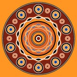 Etniczny okręgu tła projekt Australijski tradycyjny geometryczny ornament ilustracja wektor Etniczny okręgu tła projekt Australijski tradycyjny geometryczny ornament ilustracja wektor