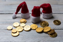 Money make Christmas royalty free stock photo Money make Christmas royalty free stock photo