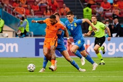 EURO 2020. The football match Ukraine vs Netherlands