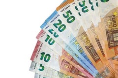 Euro notes d'argent Fan d'euro billets de banque photo stock Euro notes d'argent Fan d'euro billets de banque photo stock