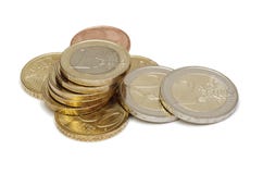 Euro pièces de monnaie (d'isolement) Euro pièces de monnaie (d'isolement)