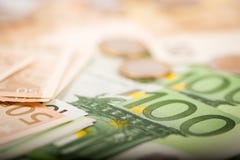 Euro soldi Fotografie Stock Euro soldi Fotografie Stock