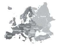 Countries in the eu map