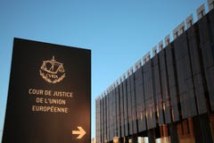European Court of Justice Royalty Free Stock Photography European Court of Justice Royalty Free Stock Photography