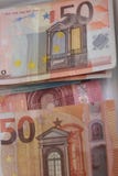 European currency in small banknote paper royalty free stock photos European currency in small banknote paper royalty free stock photos