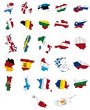 Europeiska union vektor illustrationer Europeiska union vektor illustrationer