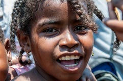 Malagasy girl with pigtails stock images Malagasy girl with pigtails stock images