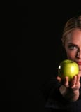 Eve Hands YOU An Apple Royalty Free Stock Photos Eve Hands YOU An Apple Royalty Free Stock Photos