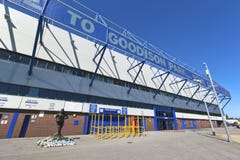 Everton Football Club in Liverpool, Engeland. royalty-vrije stock fotografie Everton Football Club in Liverpool, Engeland. royalty-vrije stock fotografie