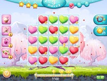 Example Of The Playing Field On The Theme Of Valentine&x27;s Day Royalty Free Stock Image Example Of The Playing Field On The Theme Of Valentine&x27;s Day Royalty Free Stock Image