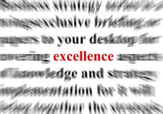 Excellence stock photography
