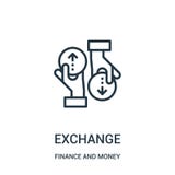 exchange icon vector from finance and money collection. Thin line exchange outline icon vector illustration vector illustration exchange icon vector from finance and money collection. Thin line exchange outline icon vector illustration vector illustration