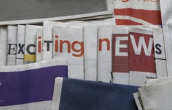 Free Exciting News Background Stock Photography - 91355492