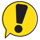 Attention Caution Exclamation Yellow Vector Sign Stock Vector ...