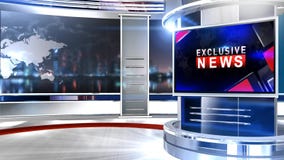 News Background With Red White Red Studio Video Footage Megapixl