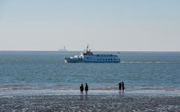 Excursion ship on the Schleswig-Holstein North Sea stock image Excursion ship on the Schleswig-Holstein North Sea stock image