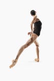 Exercice de femme de forme physique d'aérobic d'isolement dans le plein corps photographie stock libre de droits Exercice de femme de forme physique d'aérobic d'isolement dans le plein corps photographie stock libre de droits
