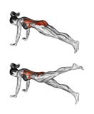 Exercice de forme physique Courroie d'extension de hanche en position femelle illustration de vecteur Exercice de forme physique Courroie d'extension de hanche en position femelle illustration de vecteur