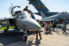 Exhibition ILA Berlin Air Show 2018. stock photo Exhibition ILA Berlin Air Show 2018. stock photo