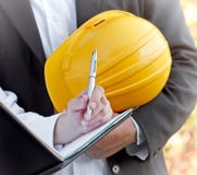 Explanation from an engineer royalty free stock photography Explanation from an engineer royalty free stock photography