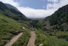 Exploring the valley, woods and mountains royalty free stock photography Exploring the valley, woods and mountains royalty free stock photography