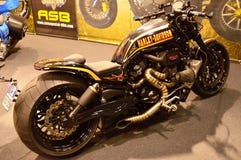 Expo de la bici del motor, moto Harley Davidson foto de archivo Expo de la bici del motor, moto Harley Davidson foto de archivo