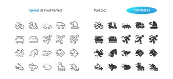 Expédiez le pixel d'UI le vecteur Bien-ouvré que parfait rayent légèrement et la grille 2x solide des icônes 30 pour des graphiqu illustration stock Expédiez le pixel d'UI le vecteur Bien-ouvré que parfait rayent légèrement et la grille 2x solide des icônes 30 pour des graphiqu illustration stock