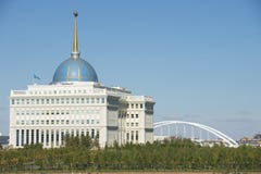 Exterior Of The President Palace In Astana, Kazakhstan. Royalty Free Stock Photos Exterior Of The President Palace In Astana, Kazakhstan. Royalty Free Stock Photos