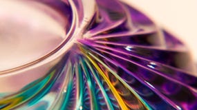 Extracto macro de cristal de Violet Murano Extracto macro de cristal de Violet Murano