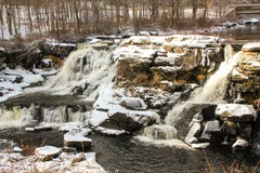 Extrema vintervillkor i Pocono berg arkivfoton Extrema vintervillkor i Pocono berg arkivfoton