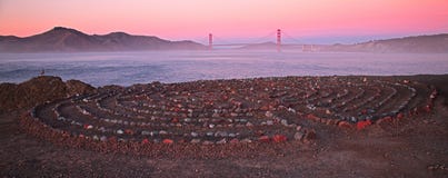 Extremidade das terras em San Francisco California fotografia de stock Extremidade das terras em San Francisco California fotografia de stock