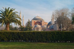 Extérieur du Hagia Sophia à Istanbul, Turquie photographie stock libre de droits Extérieur du Hagia Sophia à Istanbul, Turquie photographie stock libre de droits