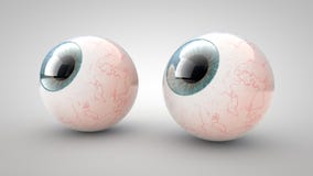 Eye on a white background stock illustration Eye on a white background stock illustration