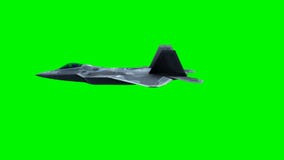 F-22 myśliwiec, lata nad miastem na zieleń ekranie ilustracji F-22 myśliwiec, lata nad miastem na zieleń ekranie ilustracji