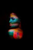 F?r fantasist?ende f?r ung kvinna dubbel exponering arkivfoton F?r fantasist?ende f?r ung kvinna dubbel exponering arkivfoton