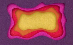 Fabric texture cut abstract background with flowing cut shapes. 3d rendering. royalty free illustration Fabric texture cut abstract background with flowing cut shapes. 3d rendering. royalty free illustration