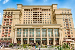 Facade of the Four Season Hotel in Moscow, Russia royalty free stock image Facade of the Four Season Hotel in Moscow, Russia royalty free stock image