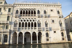 Facciata del palazzo di Ca D “Oro fotografia stock Facciata del palazzo di Ca D “Oro fotografia stock