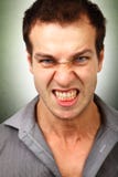 Face of angry furious man royalty free stock photography Face of angry furious man royalty free stock photography