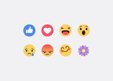 Facebook Emoji象 传染媒介社会媒介背景 也corel凹道例证向量 库存例证 Facebook Emoji象 传染媒介社会媒介背景 也corel凹道例证向量 库存例证