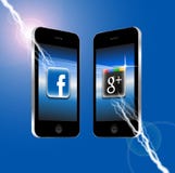facebook google плюс v иллюстрация штока facebook google плюс v иллюстрация штока