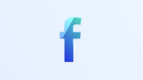 Facebook Icon Animation for Business Stock Video - Video of logo, item:  198904549
