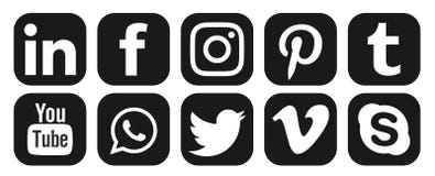 0 Facebook Instagram Black White Icon Free Stock Photos Stockfreeimages